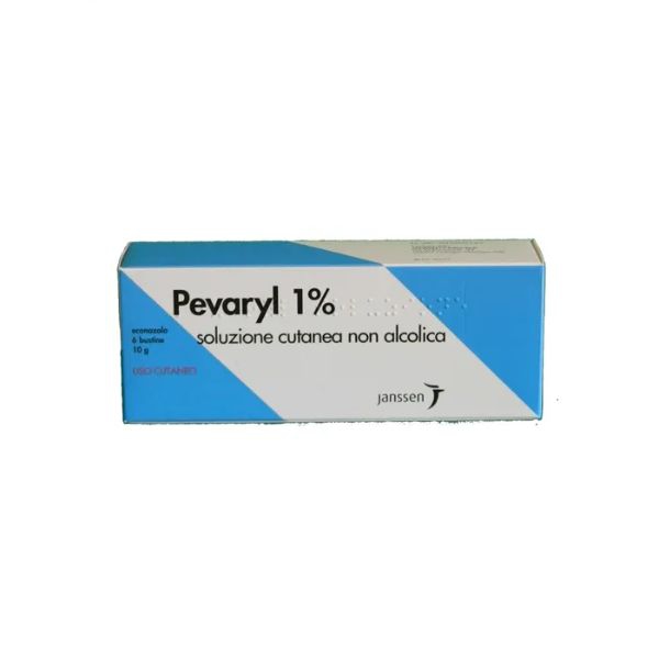 Pevaryl 1% Soluzione Cutanea Non Alcolica 6 Bustine 10 G