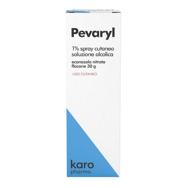 Pevaryl 1% Spray Cutaneo, Soluzione Alcolica Flacone 30 Ml