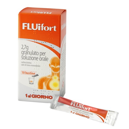 Fluifort 2,7 G Granulato Per Soluzione Orale 10 Bustine