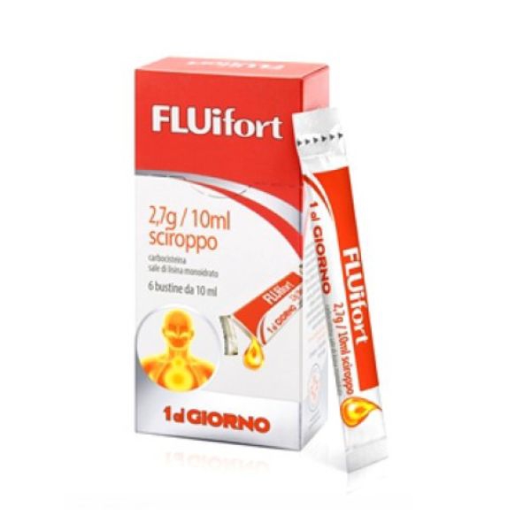 Fluifort 2,7 G/10 Ml Sciroppo 6 Bustine In Pet/Al/Ldpe
