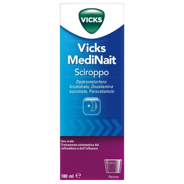 Vicks Medinait Sciroppo Flacone 180 Ml