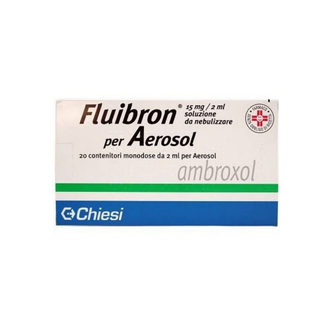 Fluibron 15 Mg/2 Ml Soluzione Da Nebulizzare 20 Contenitori Monodose 2 Ml