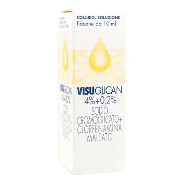 Visuglican 4% + 0,2% Collirio, Soluzione Flacone 10 Ml