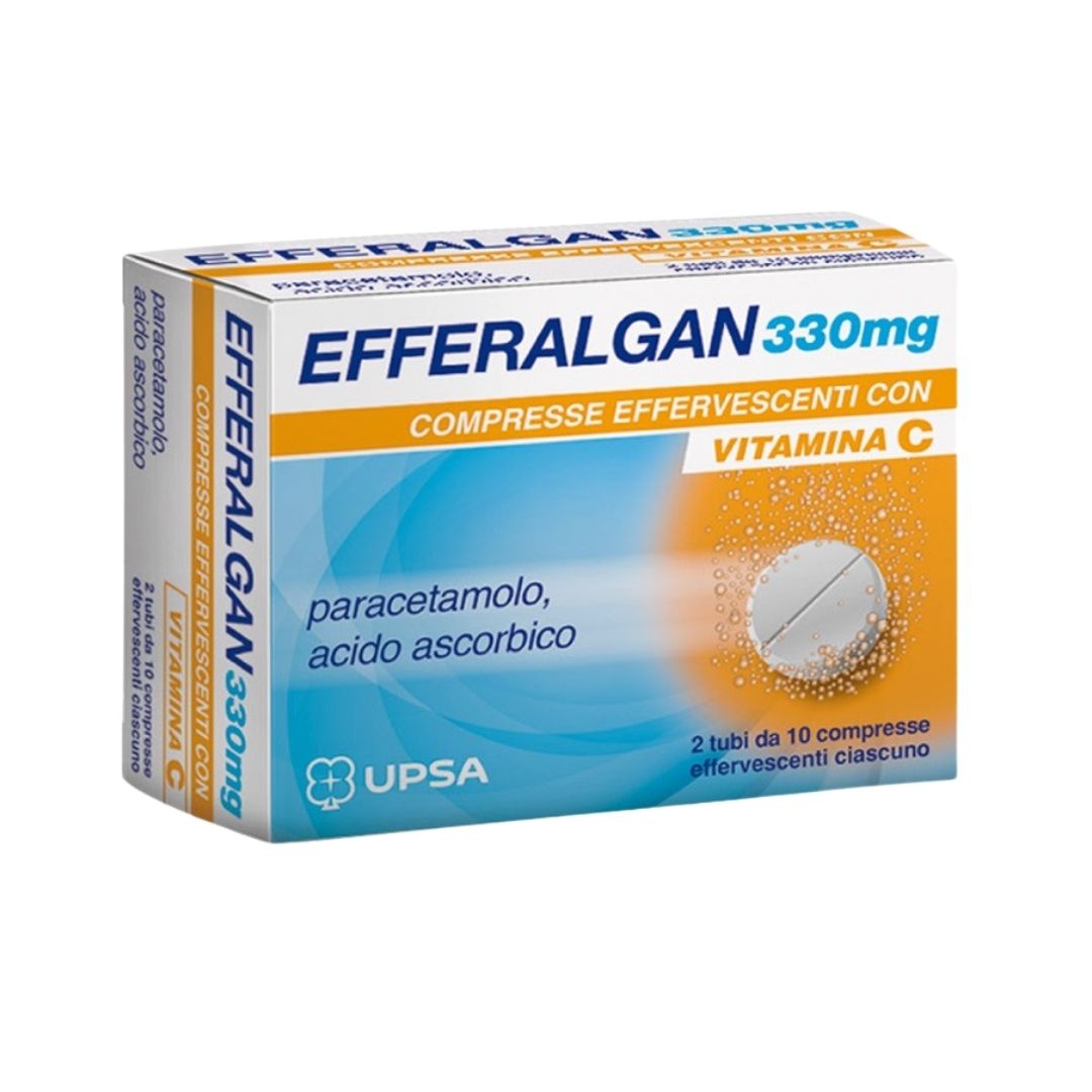 Efferalgan 330 Mg Compresse Effervescenti Con Vitamina C 20 Compresse