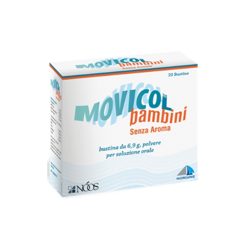Movicol Bambini 6,9 G Polvere Per Soluzione Orale Senza Aroma 20 Bustine Ldpe/Al/Ldpe/Carta