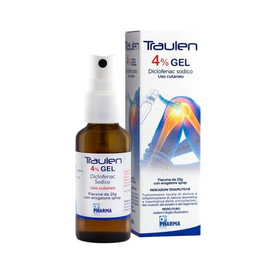 Traulen 4% Gel Flacone Con Erogatore Da 25 G