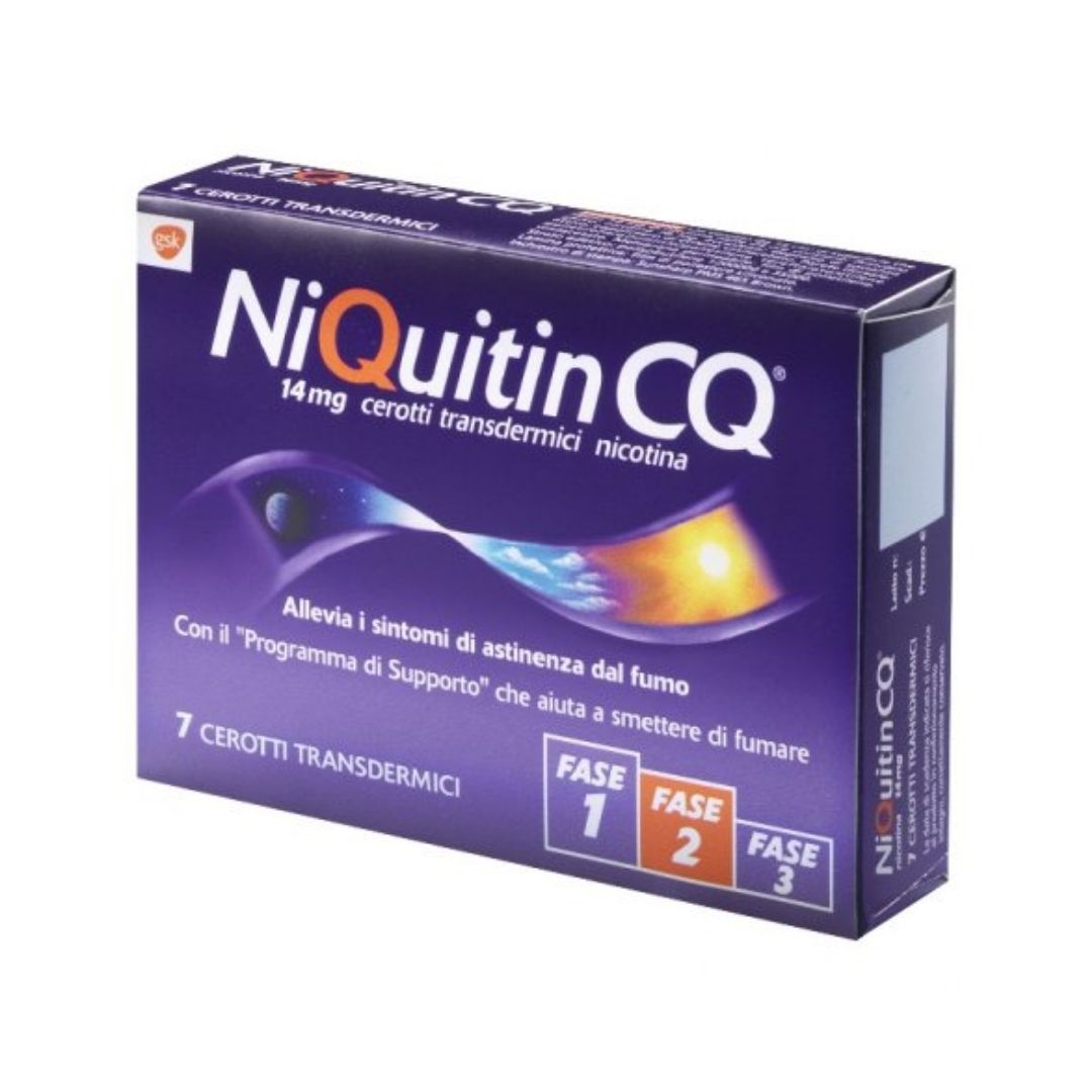 Niquitin 14 Mg/24 H Cerotti Transdermici 7 Cerotti In Bustine