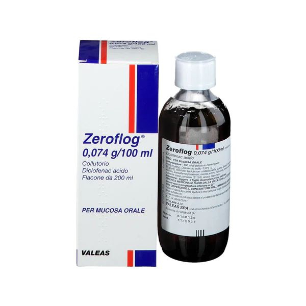 Zeroflog 0,074 G/100 Ml Collutorio 1 Flacone Da 200 Ml