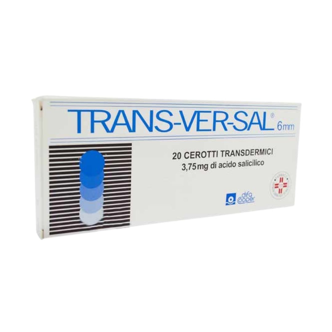 Transversal 3 75 Mg 6 Mm Cerotti Trandermici Scatola 20 Cerotti Transdermici 6 Mm   24 Cerotti Di Fissaggio Ed Una Limetta