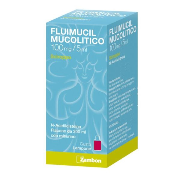 Fluimucil Mucol 100 Mg/5 Ml  Sciroppo Flacone 200 Ml