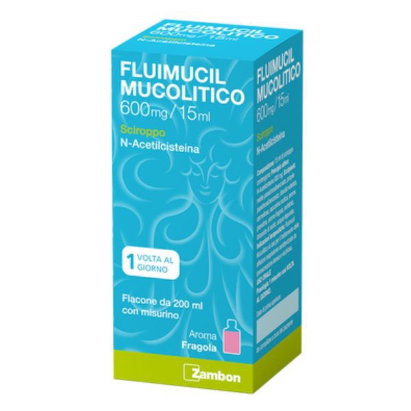 Fluimucil Mucol 600 Mg 15 Ml Sciroppo Flacone 200 Ml