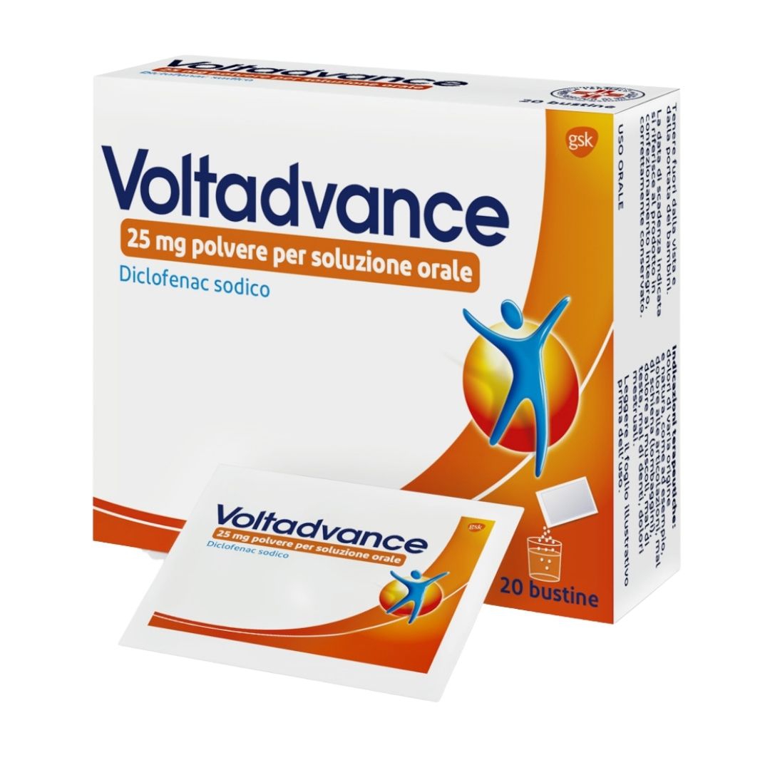 Voltadvance 25 Mg Polvere Per Soluzione Orale 20 Bustine