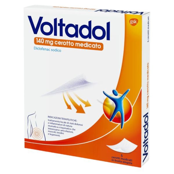 Voltadol 140 Mg Cerotto Medicato 5 Cerotti