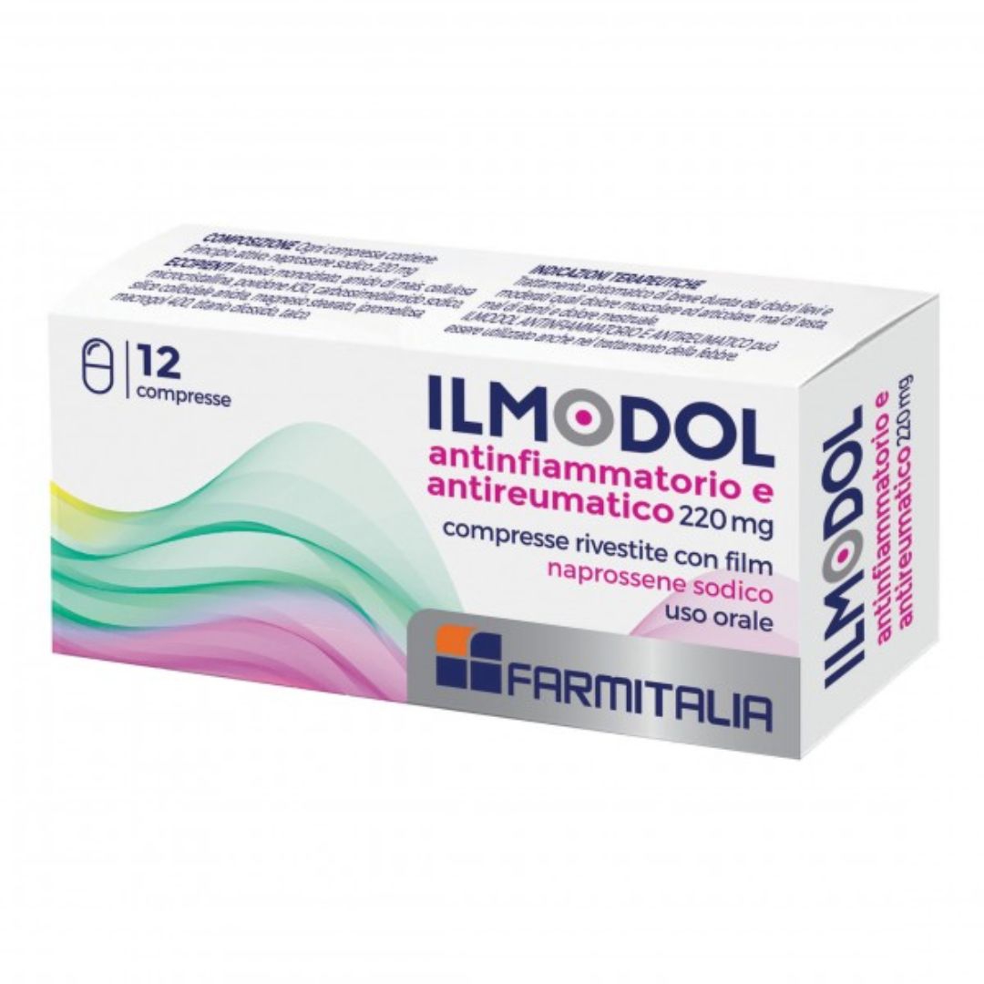 Ilmodol Antinf Antir 220 Mg Compresse Rivestite Con Film 12 Compresse In Blister Pvc/Alluminio
