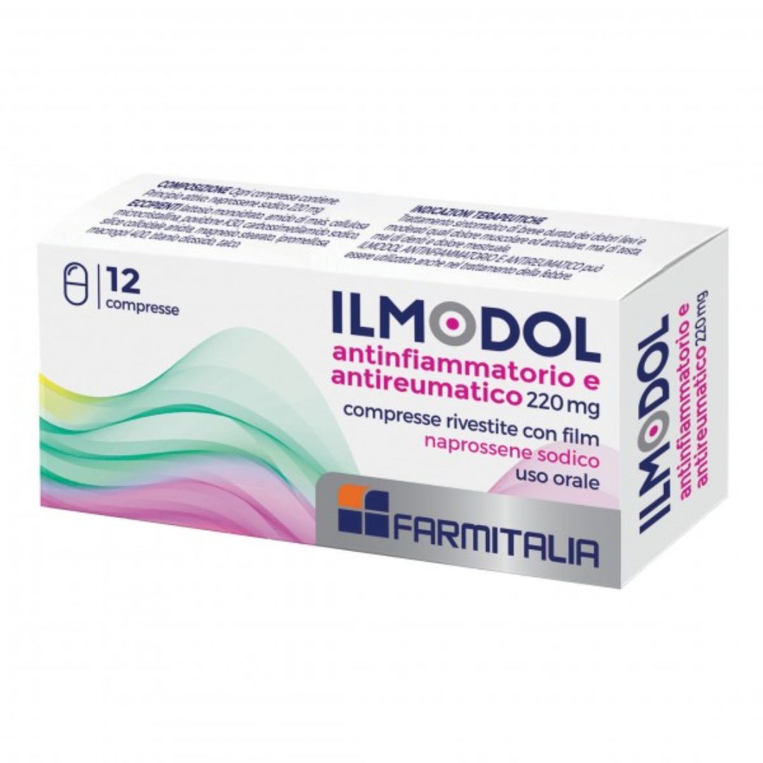 Ilmodol Antinf Antir 220 Mg Compresse Rivestite Con Film 12 Compresse In Blister Pvc Alluminio