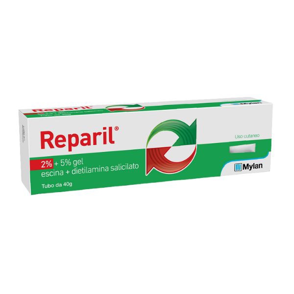 Reparil Gel Cm 2%   5%  Gel Tubo 40 G