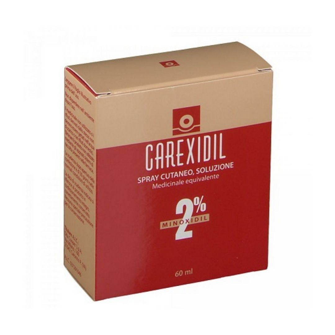 Carexidil 2% Spray Cutaneo Soluzione, 3 Flaconi In Hdpe Da 60 Ml Con Pompa Dosatrice