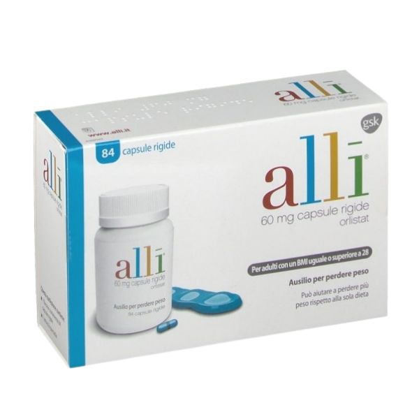 Alli 60 Mg Capsula Rigida - Uso Orale - Flacone (Hdpe) 84 Capsule