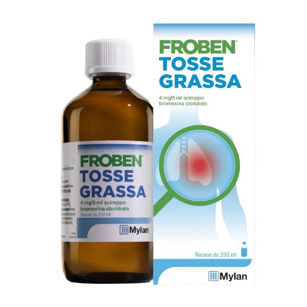 Froben Tosse Grassa 4 Mg 5 Ml Sciroppo Flacone Da 250 Ml