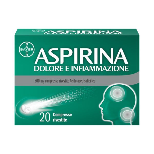 Aspirina Dolore Inf 500 Mg Compresse Rivestite 20 Compresse In Blister