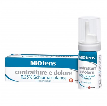 Miotens Contratture E Dol 0,25% Schiuma Cutanea Contenitore Sotto Pressione Da 30 Ml