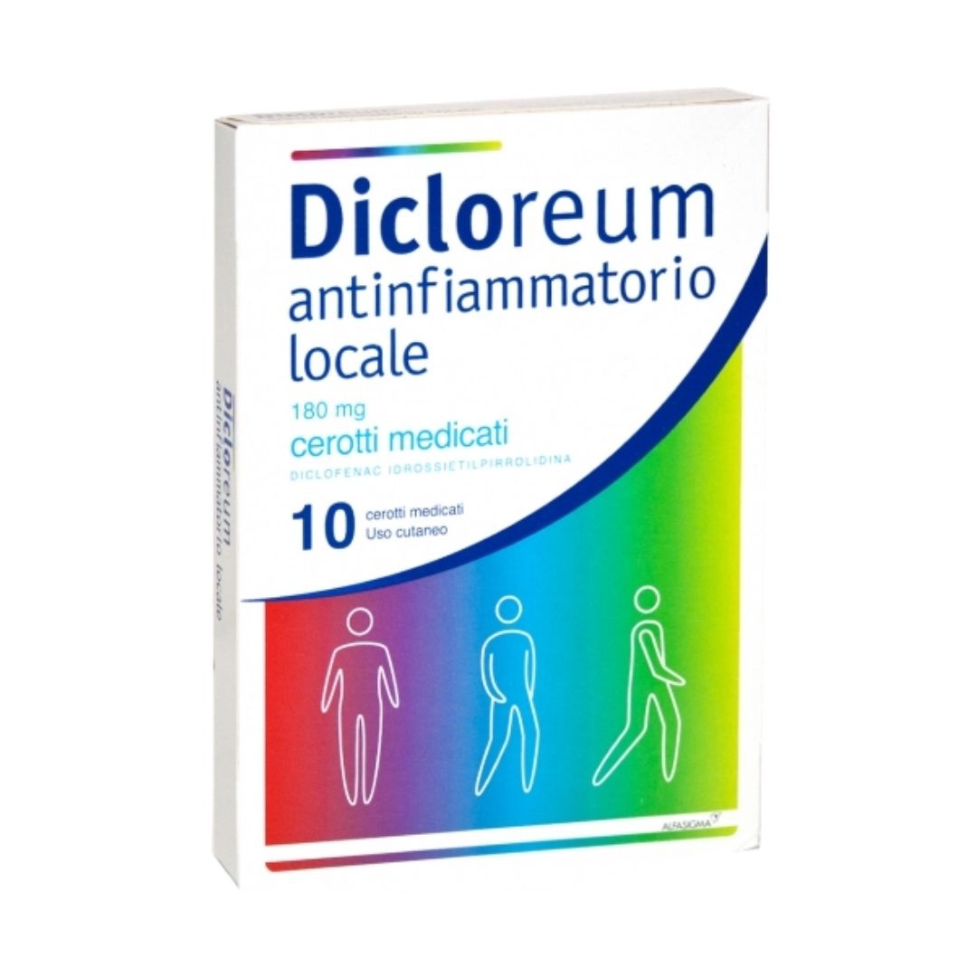 Dicloreum Ant Loc 180 Mg Cerotto Medicato  10 Cerotti