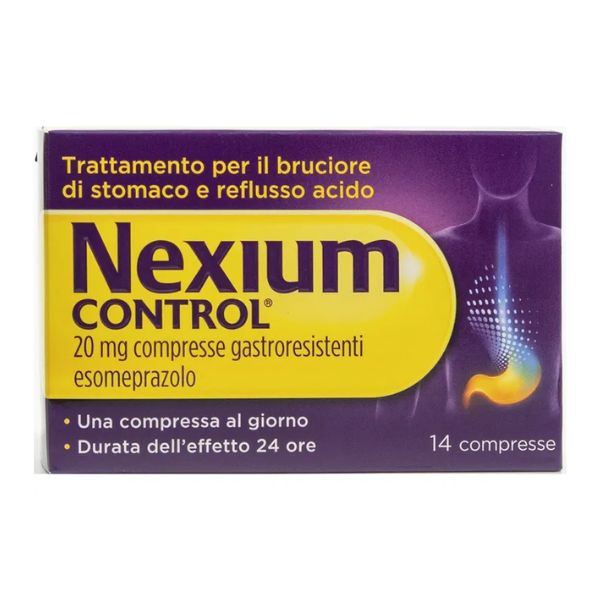 Nexium Control 20 Mg - Compressa Gastroresistente - Uso Orale - Blister (Alu) - 14 Compresse