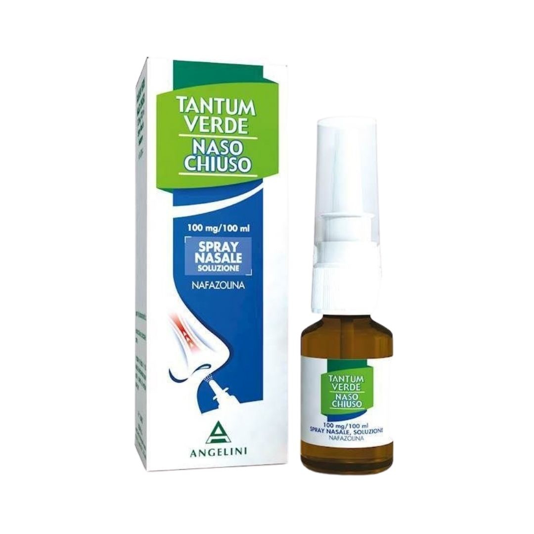 Tantum Verde Naso Chiuso 100 Mg 100 Ml Spray Nasale  Soluzione  1 Flacone Da 15 Ml In Vetro