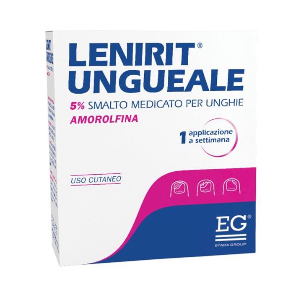 Lenirit Ungueale 5% Smalto Medicato Per Unghie 1 Flacone Da 2,5 Ml