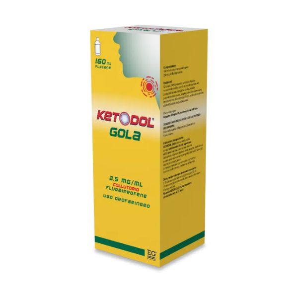 Ketodol Gola Collut Fl 160Ml 