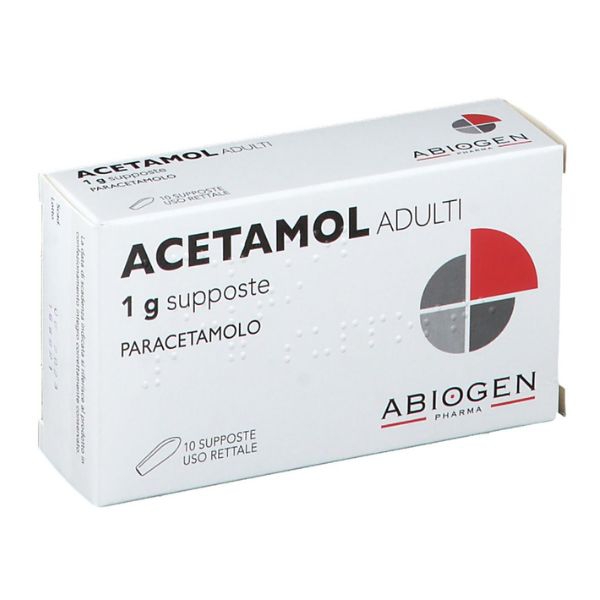 Abiogen Pharma Acetamol Abiogen Pharma Acetamol*ad 10supp 1g
