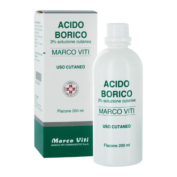 Marco Viti Farmaceutici Acido Borico Mv Marco Viti Farmaceutici Acido borico mv*3% 200ml