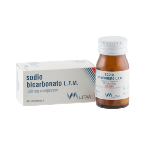 Lab.farmacologico Milanese Sodio Bicarb Lab.farmacologico Milanese Sodio bicarb*50cpr 500mg fl