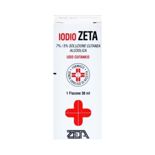Zeta Farmaceutici Iodio Sol Alco I Zeta Farmaceutici Iodio sol alco i*30ml 7%/5%