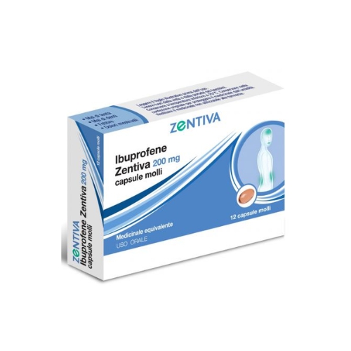 Zentiva Italia Ibuprofene Zen Zentiva Italia Ibuprofene zen*12cps 200mg