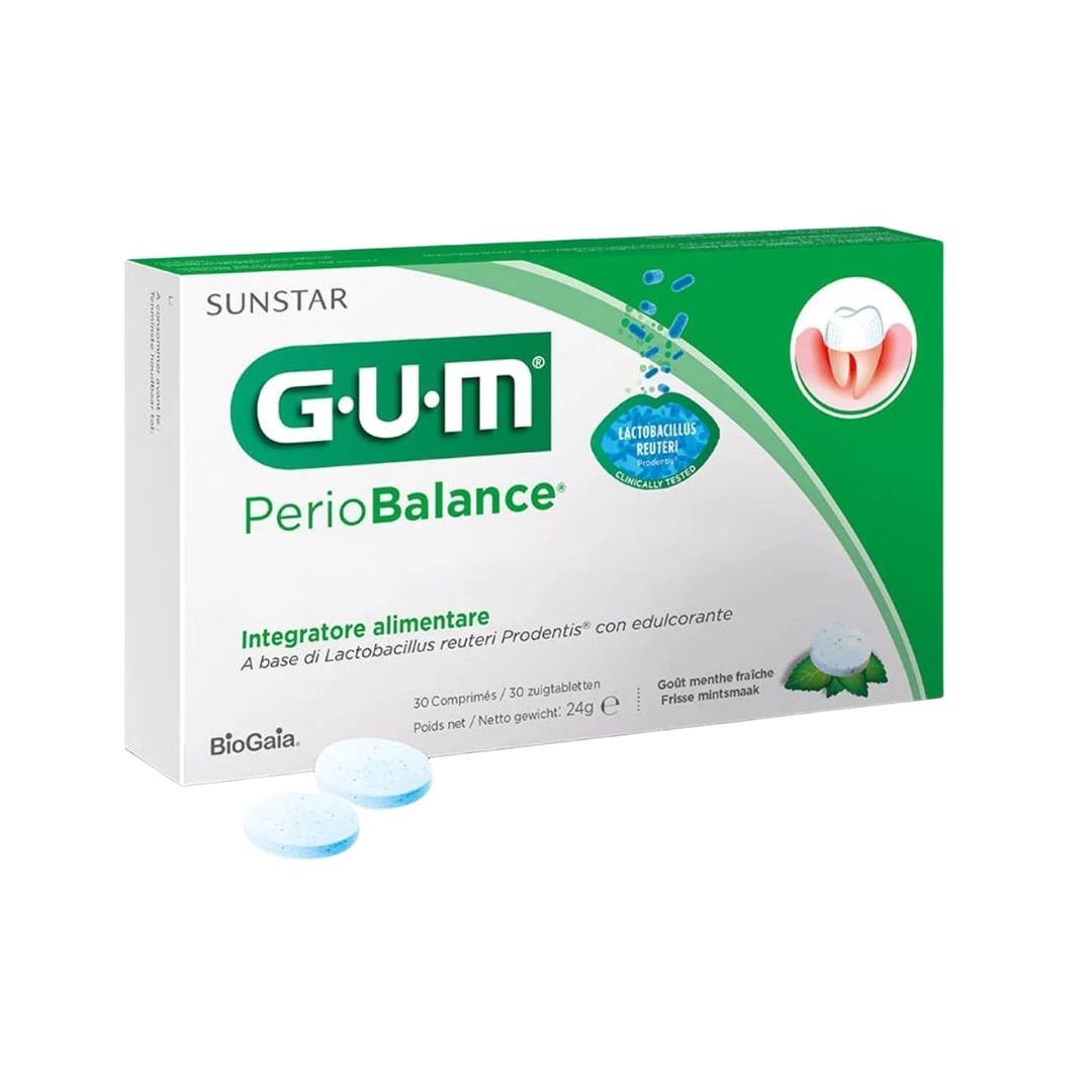 Gum PerioBalance Integratore Probiotico per l'Igiene Orale 30 Compresse