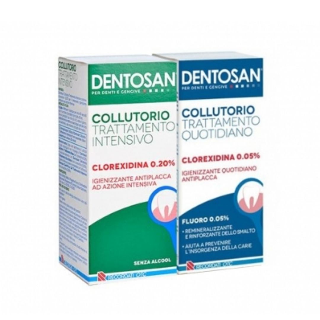Dentosan Collutorio Bipack Clorexidina 0,2% + 0,05 %