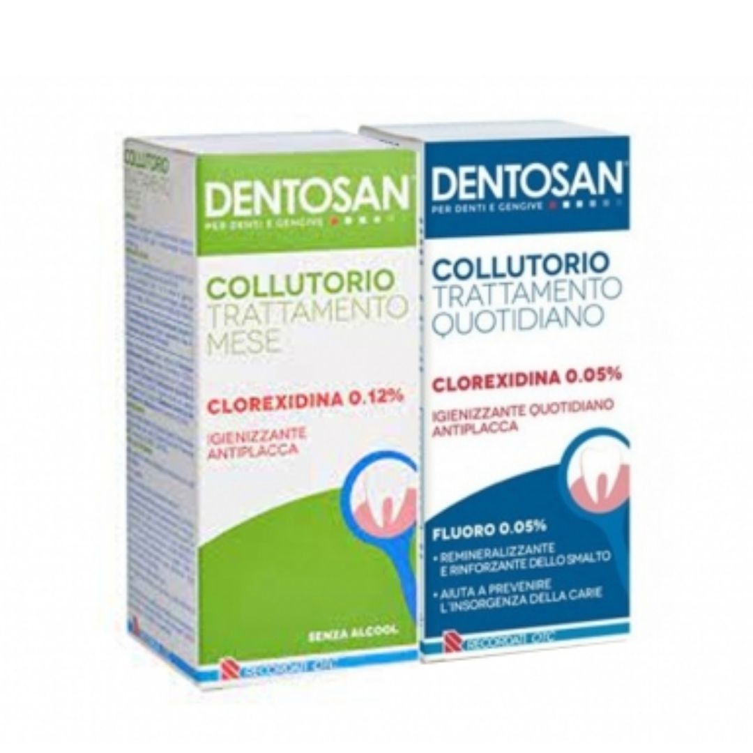 Dentosan Collutorio Bipack Clorexidina 0,12% + 0,05 %