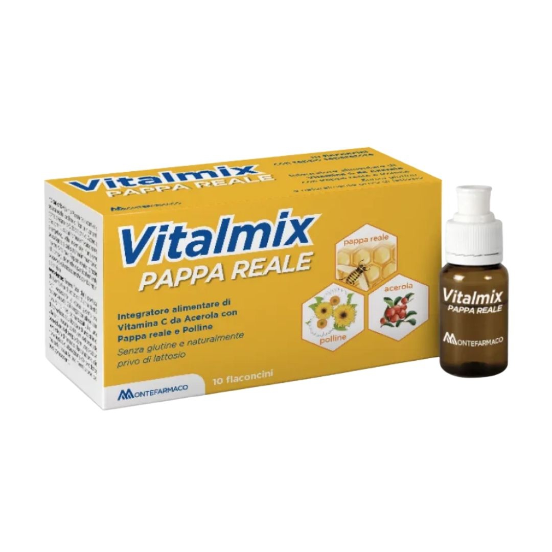 Vitalmix Pappa Reale Energia per l'Organismo Tonico con Vitamina B 10Flaconcini