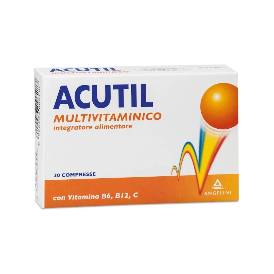 Acutil Multivitaminico Integratore di Vitamine e Minerali 30 Compresse