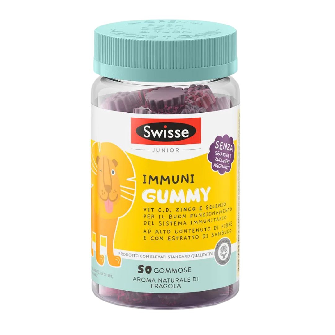 Swisse Junior Immuni Gummy Integratore per le Difese Immunitarie 50 Gommose