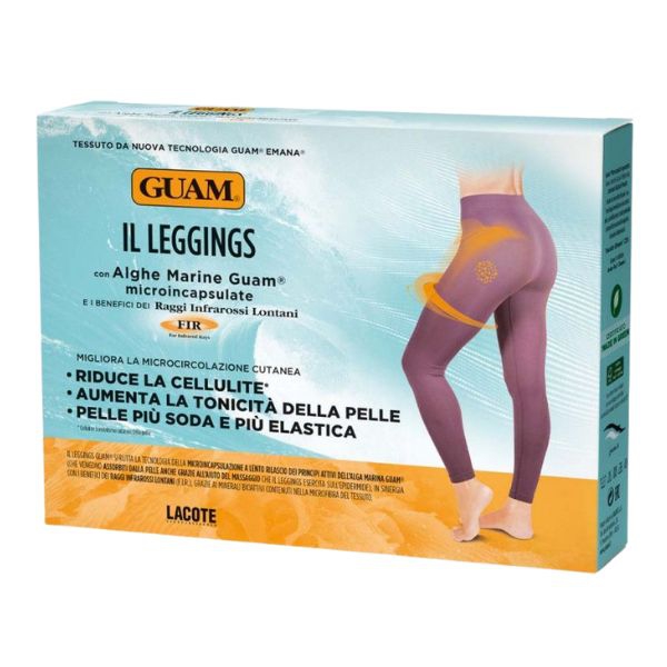 Guam Leggings Classico Anticellulite Prugna Taglia XS/S