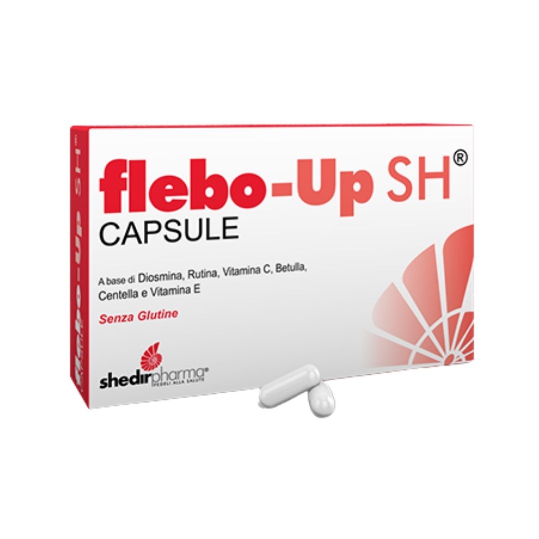 Flebo-up SH Integratore per la Normale Funzione dei Vasi Sanguigni 30 Capsule