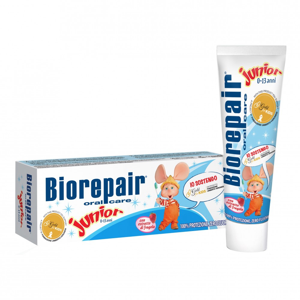 Biorepair Dentifricio Kids 0-6 Anni per Bambini Senza Fluoro 50 ml