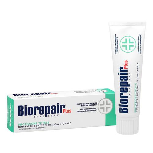 Biorepair Plus Protezione Totale Dentifricio Contro i Batteri 75 ml