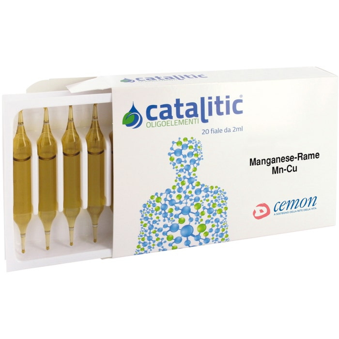 Cemon Catalitic Oligoelementi Manganese Rame Mn-cu 20 Ampolle