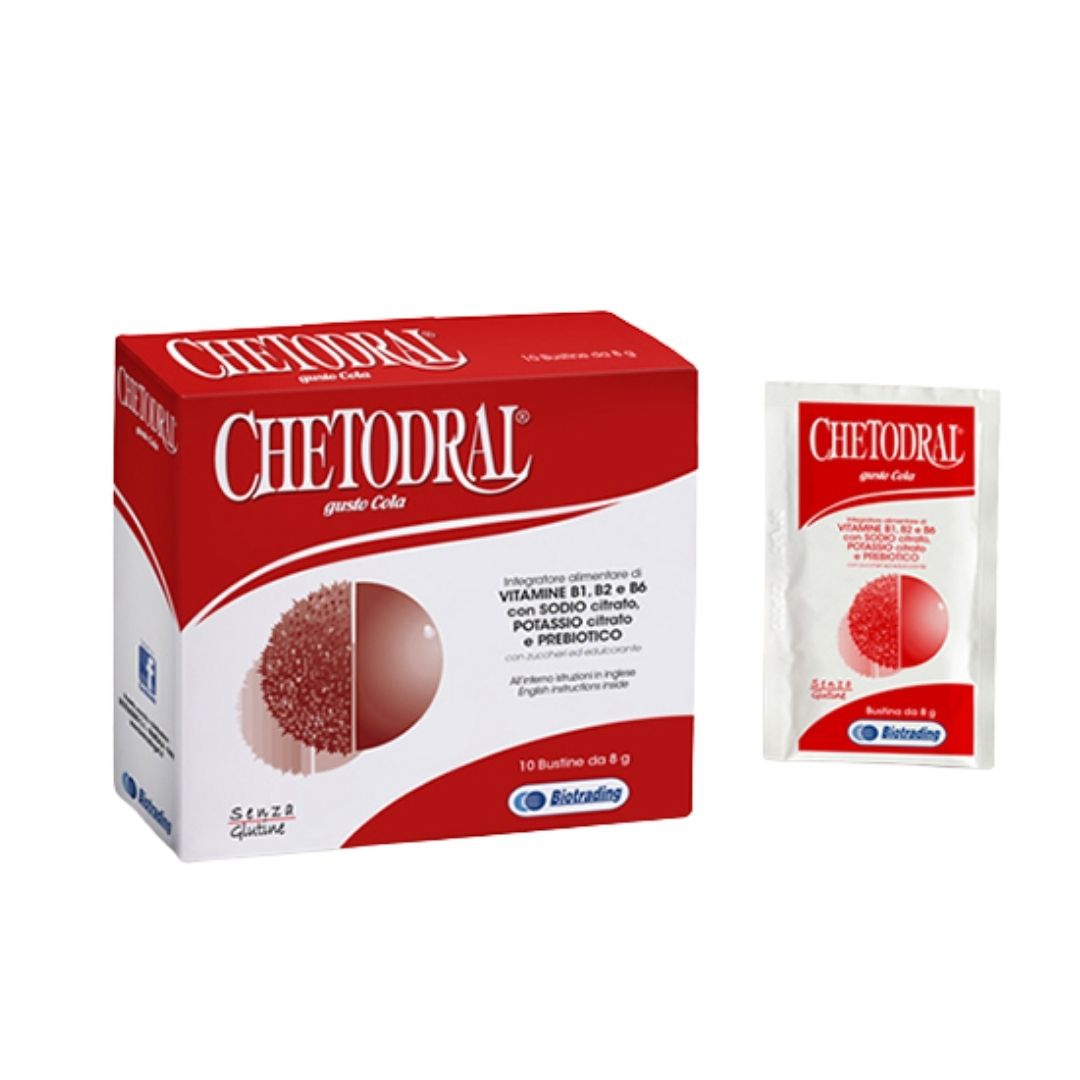 Chetodral 10 Bustine Per la Chetosi e il Vomito Acetonemico dei Bambini