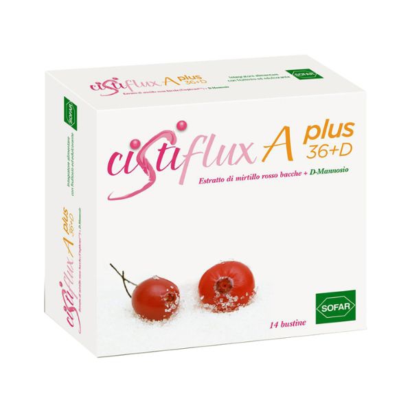 Cistiflux A Plus 36+D Integratore Alimentare per le Vie Urinarie 14 Bustine