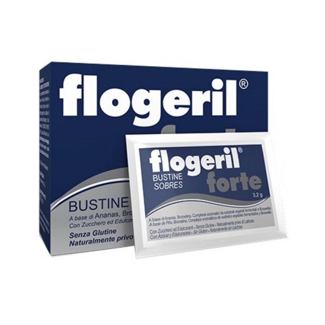 Flogeril Forte Integratore Alimentare per il Drenaggio dei Liquidi 18 Bustine