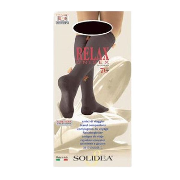 Solidea By Calzificio Pinelli Relax 70 Gambaletto Unisex Antracite 5xxl